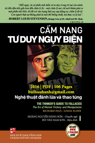 Cẩm Nang Tư Duy Ngụy Biện (NXB Tổng Hợp 2016) - Richard Paul, 106 Trang