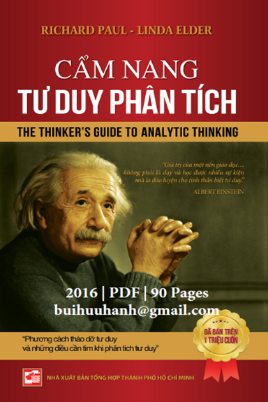 Cẩm Nang Tư Duy Phân Tích (NXB Tổng Hợp 2016) - Richard Paul, 90 Trang