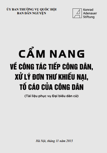 Cẩm Nang Về Công Tác Tiếp Công Dân, Xử Lý Đơn Thư Khiếu Nại, Tố Cáo Của Công Dân - Nguyễn Đức Hiền