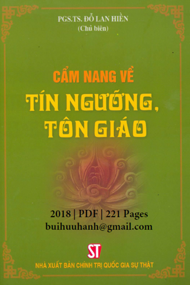 Cẩm Nang Về Tín Ngưỡng, Tôn Giáo (NXB Chính Trị 2018) - Đỗ Lan Hiền, 221 Trang