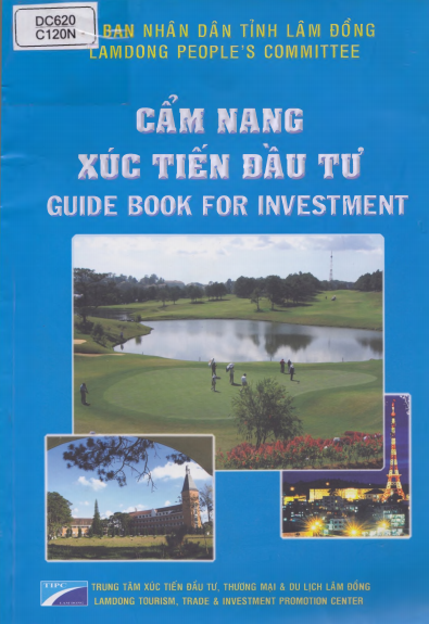Cẩm Nang Xúc Tiến Đầu Tư (NXB Lâm Đồng) - Nhiều Tác Giả, 80 Trang