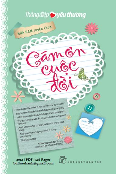 Cảm Ơn Cuộc Đời (NXB Trẻ 2012) - Nhã Nam, 146 Trang