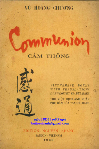Cảm Thông (NXB Nguyễn Đình Vượng 1960) - Vũ Hoàng Chương, 108 Trang