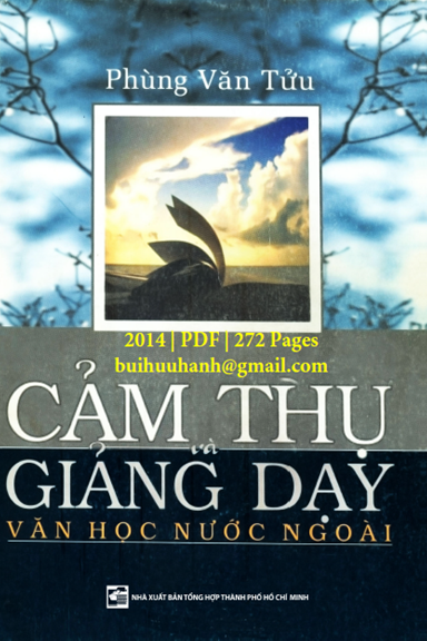 Cảm Thụ Và Giảng Dạy Văn Học Nước Ngoài (NXB Tổng Hợp 2014) - Phùng Văn Tửu, 272 Trang