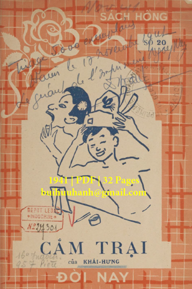 Cắm Trại (NXB Đời Nay 1941) - Khái Hưng, 32 Trang