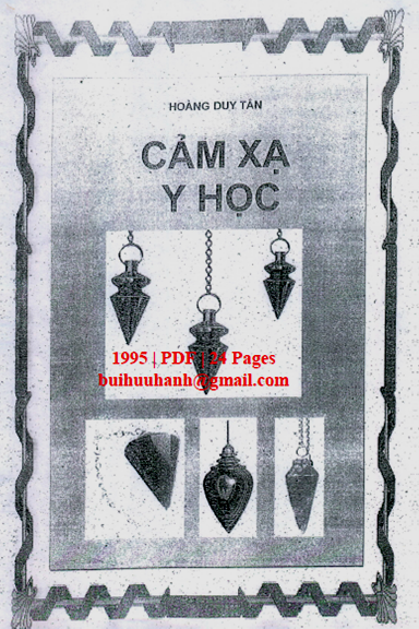 Cảm Xạ Y Học (NXB Đồng Nai 1995) - Hoàng Duy Tân, 24 Trang