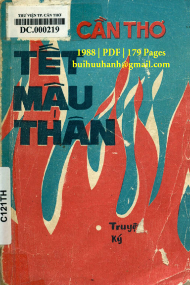 Cần Thơ Tết Mậu Thân (NXB Cần Thơ 1988) - Nguyễn Khai Phong, 179 Trang