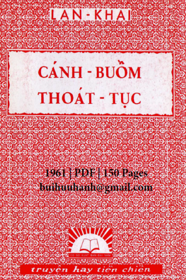 Cánh Buồm Thoát Tục (NXB Đại Nam 1961) - Lan Khai, 150 Trang