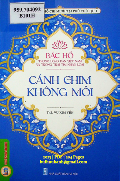 Cánh Chim Không Mỏi (NXB Hà Nội 2023) - Vũ Kim Yến, 204 Trang