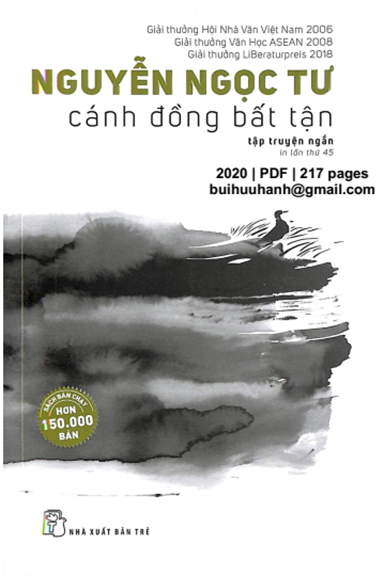 Cánh Đồng Bất Tận (NXB Trẻ 2020) - Nguyễn Ngọc Tư, 217 Trang