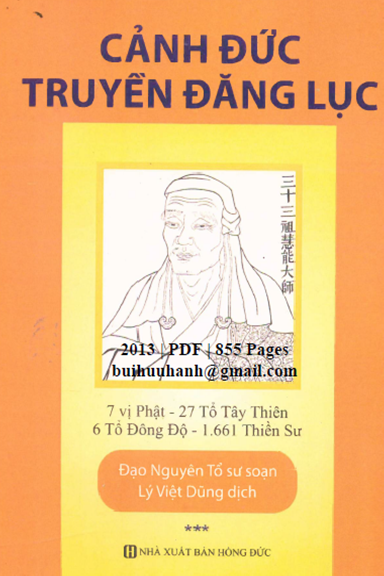 Cảnh Đức Truyền Đăng Lục Tập 3 (NXB Hồng Đức 2013) - Đạo Nguyên, 855 Trang