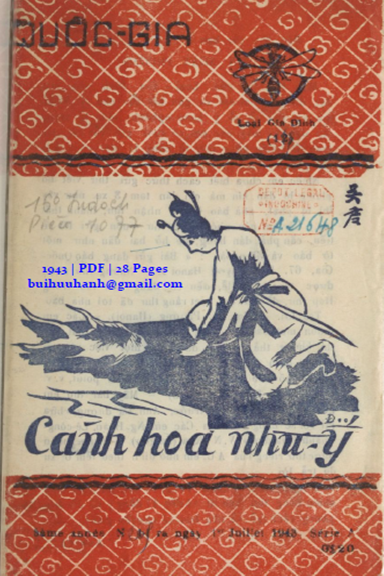 Cánh Hoa Như Ý (NXB Quốc Gia 1943) - Lục Y Lang, 28 Trang