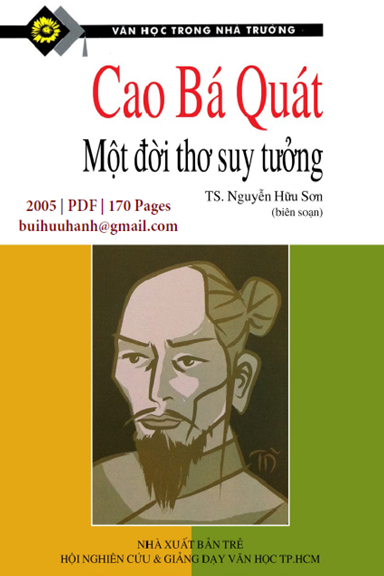 Cao Bá Quát-Một Đời Thơ Suy Tưởng (NXB Trẻ 2005) - Nguyễn Hữu Sơn, 170 Trang