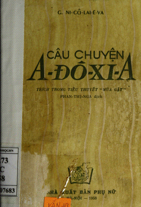 Câu Chuyện A-Đô-Xi-A (NXB Phụ Nữ 1958) - G. Ni-Cô-Lai-Ê-Va, 166 Trang