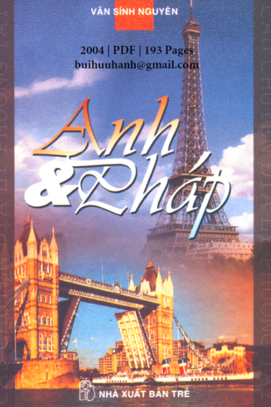 Câu Chuyện Địa Lý Phương Tây Anh & Pháp (NXB Trẻ 2004) - Văn Sính Nguyên, 193 Trang