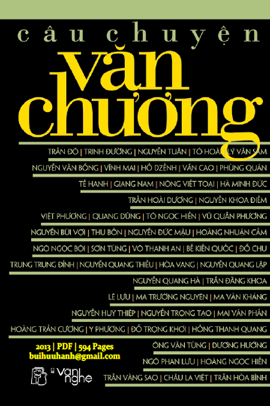Câu Chuyện Văn Chương (NXB Trẻ 2013) - Nhiều Tác Giả, 594 Trang