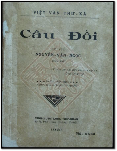 Câu Đối (NXB Vĩnh Hưng Long 1931) - Nguyễn Văn Ngọc, 264 Trang