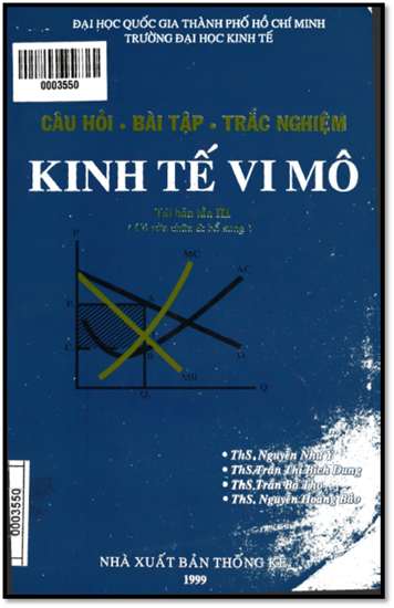Câu Hỏi-Bài Tập-Trắc Nghiệm Kinh Tế Vi Mô (NXB Thống Kê 1999) - Nguyễn Như Ý, 316 Trang