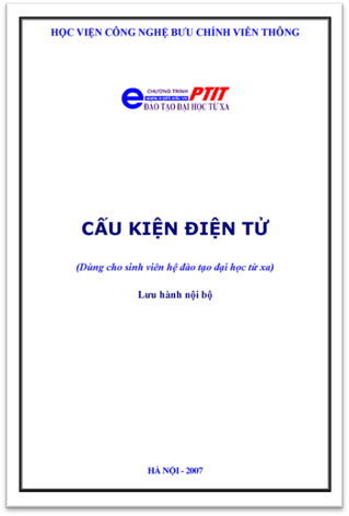 Cấu Kiện Điện Tử (NXB Hà Nội 2007) - Trần Thị Cẩm, 230 Trang