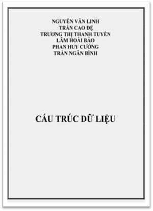 Cấu Trúc Dữ Liệu (NXB Cần Thơ 2003) - Nguyễn Văn Linh, 151 Trang