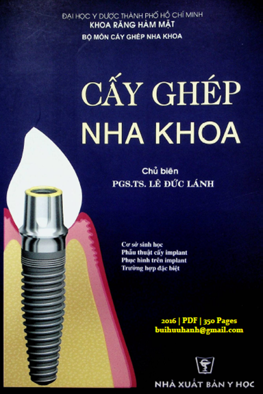 Cấy Ghép Nha Khoa (NXB Y Học 2016) - Lê Đức Lánh, 350 Trang