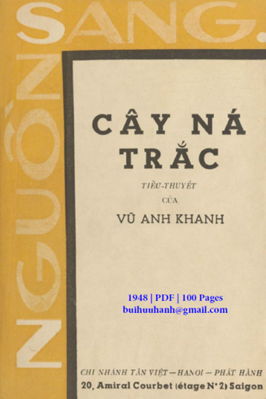 Cây Ná Trắc (NXB Nguồn Sáng 1948) - Vũ Anh Khanh, 100 Trang