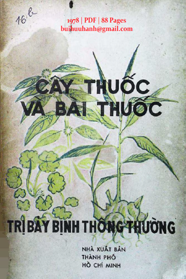 Cây Thuốc Và Bài Thuốc Trị Bảy Bịnh Thông Thường (NXB Tổng Hợp 1978) - Nhiều Tác Giả, 88 Trang