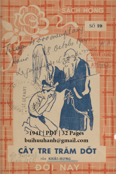 Cây Tre Trăm Đốt (NXB Đời Nay 1941) - Khái Hưng, 32 Trang