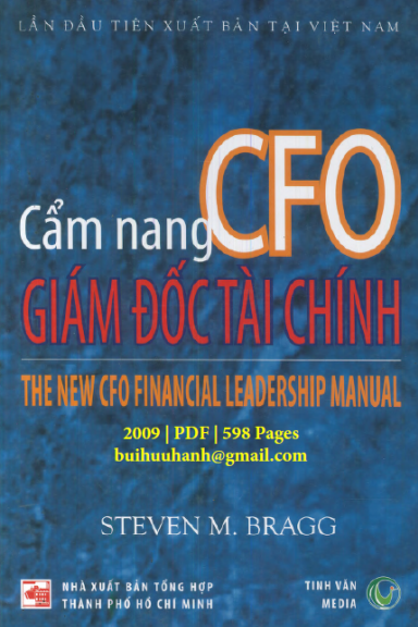 CFO Cẩm Nang Giám Đốc Tài Chính (NXB Tổng Hợp 2009) - Steven M. Bragg, 598 Trang