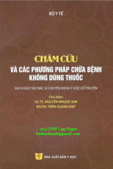 Châm Cứu Và Các Phương Pháp Chữa Bệnh Không Dùng Thuốc (NXB Y Học 2013) - Nguyễn Nhược Kim 393 Trang