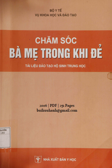 Chăm Sóc Bà Mẹ Trong Khi Đẻ (NXB Y Học 2006) - Nghiêm Xuân Đức, 251 Trang