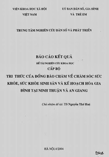 Chăm Sóc Sức Khỏe Sinh Sản Và Kế Hoạch Hóa Gia Đình - Ts. Nguyễn Thế Huệ, 198 Trang