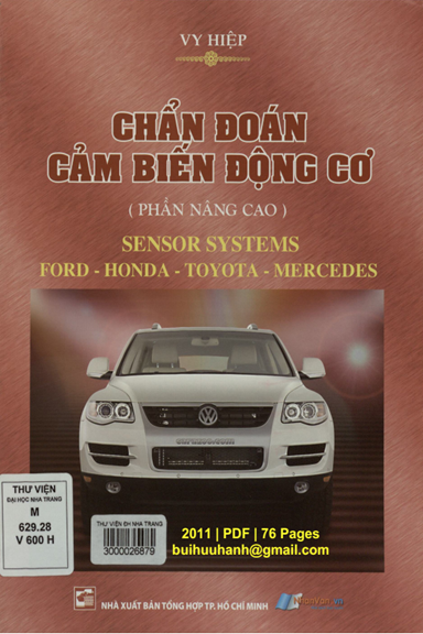 Chẩn Đoán Cảm Biến Động Cơ (NXB Tổng Hợp 2011) - Vy Hiệp, 76 Trang