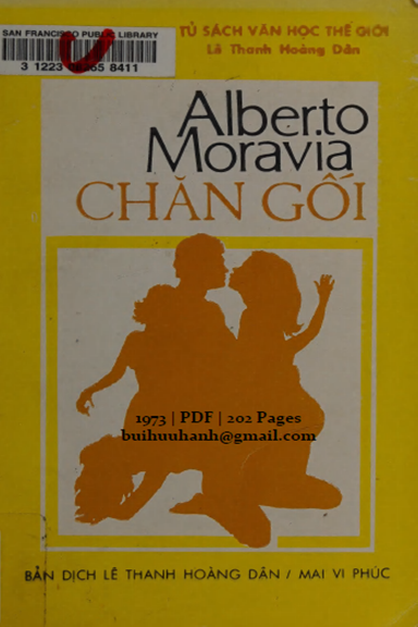 Chăn Gối (NXB Trẻ 1973) - Alberto Moravia, 202 Trang