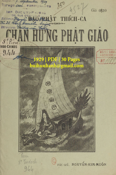Chấn Hưng Phật Giáo (NXB Đức Lưu Phương 1929) - Nguyễn Kim Muôn, 30 Trang