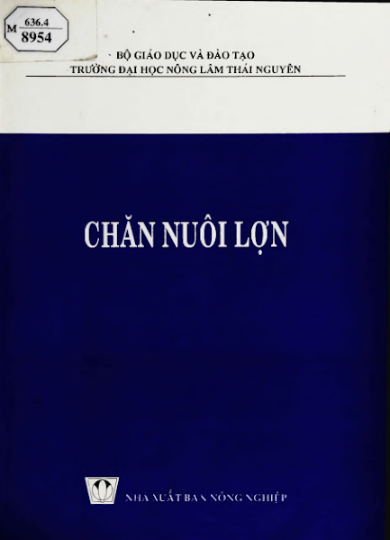 Chăn Nuôi Lợn (NXB Nông Nghiệp 1998) - Nguyễn Thiện, 198 Trang