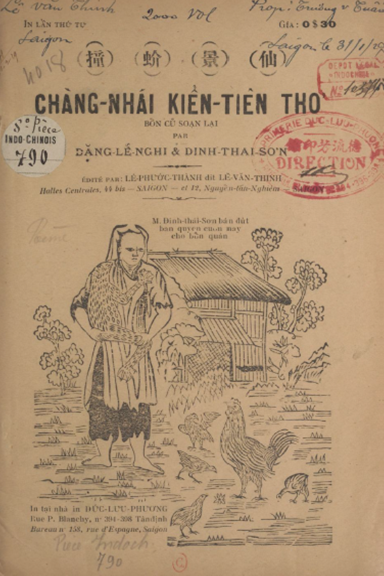 Chàng Nhái Kiển Tiên Thơ (NXB Đức Lưu Phương 1929) - Đặng Lễ Nghi, 30 Trang