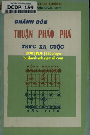 Chánh Bổn Thuận Pháo Phá Trực Xa Cuộc (NXB Tổng Hợp 1990) - Vương Văn Sơn, 116 Trang