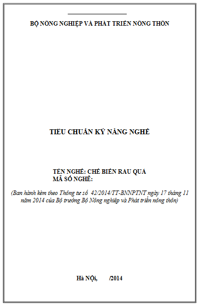 Chế Biến Rau Quả (NXB Hà Nội 2014) - Trần Quốc Việt, 432 Trang
