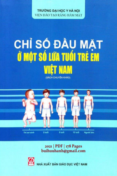 Chỉ Số Đầu Mặt Ở Một Số Lứa Tuổi Trẻ Em Việt Nam (NXB Giáo Dục 2021) - Võ Trương Như Ngọc, 178 Trang