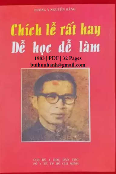 Chích Lễ Rất Hay Dễ Học Dễ Làm (NXB Y Học Dân Tộc 1983) - Nguyễn Oắng, 32 Trang