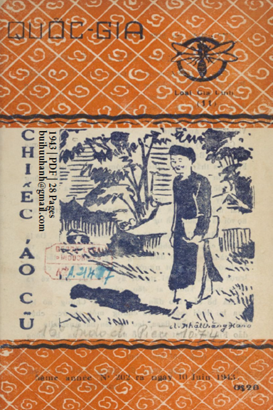 Chiếc Áo Cũ (NXB Quốc Gia 1943) - Nguyễn Tử Anh, 28 Trang