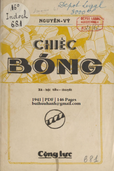 Chiếc Bóng (NXB Cộng Lực 1941) - Nguyễn Vỹ, 146 Trang