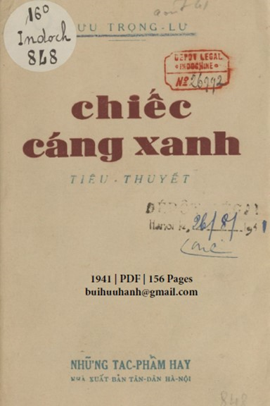Chiếc Cáng Xanh (NXB Tân Dân 1941) - Lưu Trọng Lư, 156 Trang