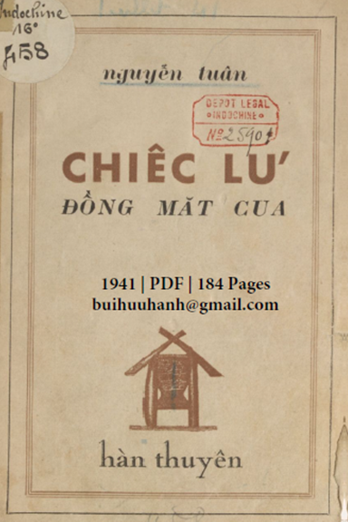 Chiếc Lư Đồng Mắt Cua (NXB Hàn Thuyên 1941) - Nguyễn Tuân, 184 Trang