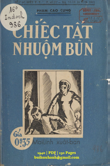 Chiếc Tất Nhuộm Bùn (NXB Mai Lĩnh 1940) - Phạm Cao Củng, 130 Trang