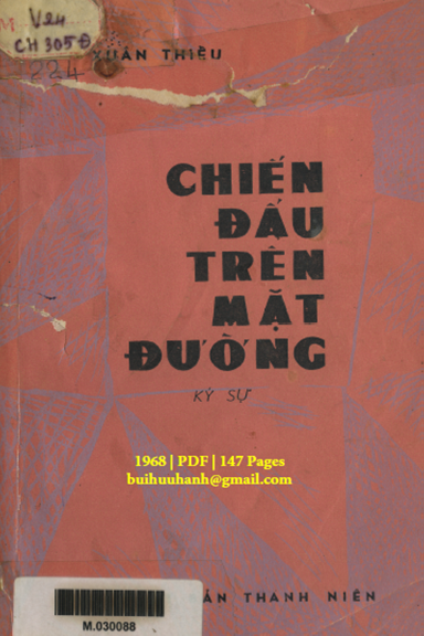 Chiến Đấu Trên Mặt Đường (NXB Thanh Niên 1968) - Xuân Thiều, 147 Trang
