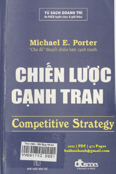 Chiến Lược Cạnh Tranh (NXB Trẻ 2012) - Michael E. Porter, 472 Trang