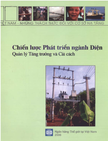 Chiến Lược Phát Triển Ngành Điện (NXB Ngân Hàng Thế Giới 2006) - Nhiều Tác Giả, 52 Trang