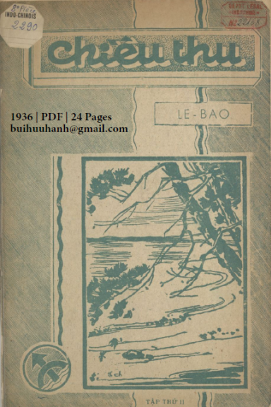 Chiều Thu Tập 2 (NXB Lê Cường 1936) - Lê Bảo, 24 Trang